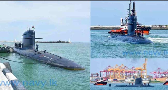 ‘INS Vagir’ සබ්මැරීනය දිවයිනට..